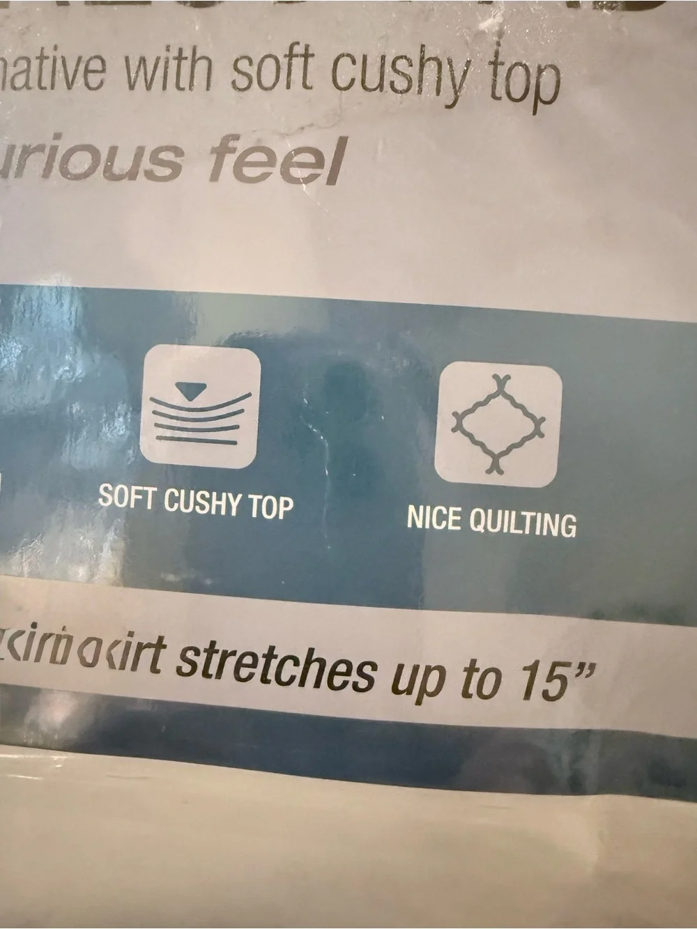 Mastertex Micropuff Quilted Mattress Pad Cot Size